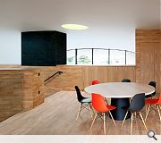 Timber interiors were specified to create a more intimate environment