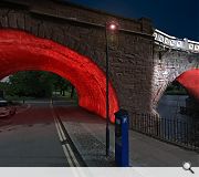 Perth Bridge will be among the landmarks bathed in light