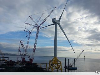 World’s largest wind turbine unveiled in Fife