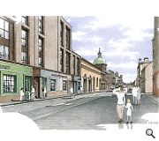 Constitution Street's role as the main commercial artery of Leith would be enhanced