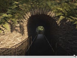 Pedestrian tunnel to reconnect disparate Highland estate