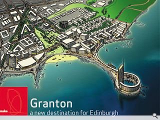 Waterfront Edinburgh to create thistle-shaped island at Granton