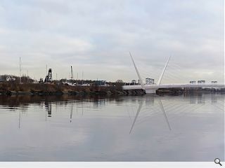 Renfrew to Yoker twin-leaf swing bridge to get underway