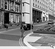 Pavements will be enlarged throughout the city centre reducing crossing times and providing additional public realm 