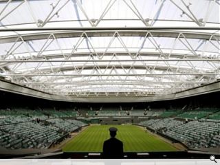 Rain proof roof for Wimbledon