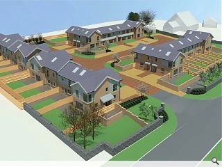 Larbert council housing to serve as village gateway