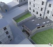 Improvements to the rear mews structure will create a secondary frontage