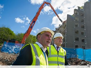 Demolition of Cumbernauld high-rises gets underway