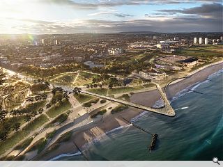 Aberdeen FC share beachfront stadium vision