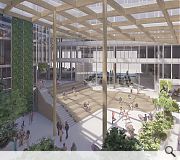 A new atrium will be carved out of the buildings heart