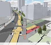 The busy Cowcaddens Road will be re-engineered to remove a barrier to northern pedestrian movements