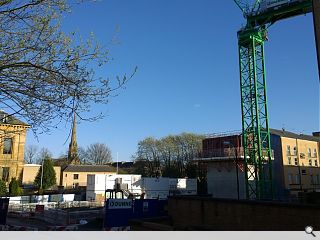 Glasgow Academy science wing takes shape