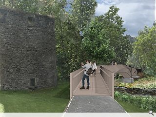 Doune Castle footbridge to serve as timber demonstrator