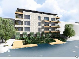 Updated Edinburgh canalside apartment plan tabled