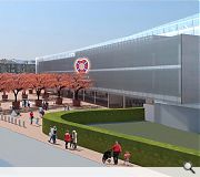 A new entrance plaza will be laid at the entrance to the ground