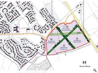 Historic field pattern informs 400 Milton of Leys homes