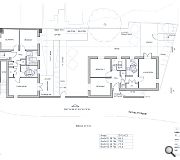 A ground floor plan of the proposed flats