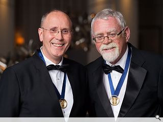 Dick Cannon & Tom Elder presented with RIAS lifetime achievement awards