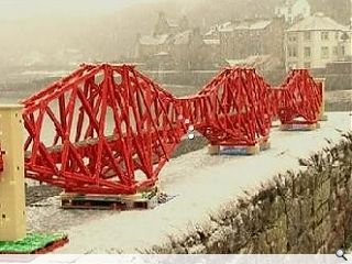 Brickish Association scales the Forth Rail Bridge