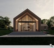 A 'cathedral window' will dominate the revitalised barn
