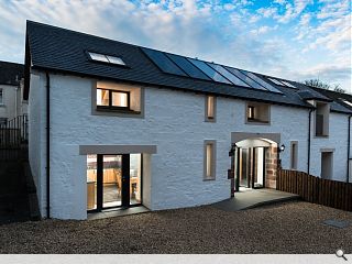 Draughty barn transformed into one of Scotland’s greenest homes