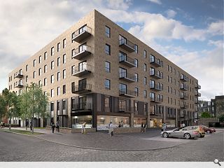 Leith apartment scheme invokes areas industrial heritage 