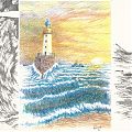 Architect sketches Lighthouse family for posterity Architect sketches Lighthouse family for posterity