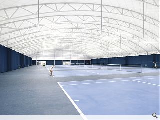 Heriot-Watt hit tennis centre plans into planners court