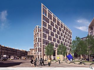 Edinburgh’s Haymarket development begins to rise