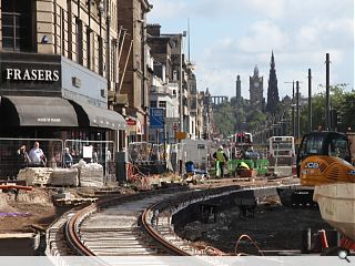 Tram chiefs claim Edinburgh link is back on track 