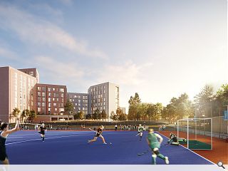 University of Edinburgh surface Peffermill sports village plan