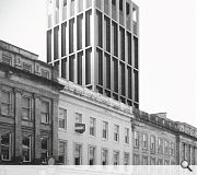 Splits within the Glasgow Urban Design panel led to a tower element being truncated