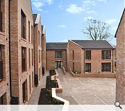 Ehen Court features a robust brick facade sourced from Newcastle to boost sustainability