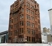 The crumbling grandeur of the existing Edwardian block