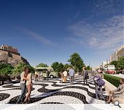 The southern stretch could double as a performance and events space