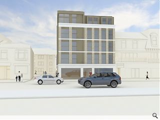 Retirement flats for Largs seafront secure planning ok