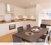 An example of the type of kitchen future occupiers can expect