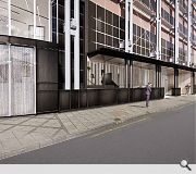 A more spacious sheltered entrance will be pushed further along Bath Street