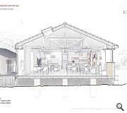 Focussed on the circular economy and retrofitting spaces, this project takes the soon-to-be demolished Ratho Library building and reimagines the space as a modular community space using limited but considered interventions. 