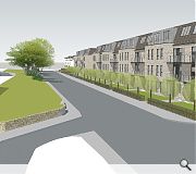 The new homes would bring a large brownfield site back into use