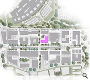 The IRR occupies a key plot within the bio-Quarter masterplan