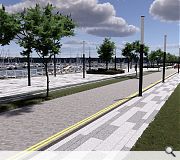 Environmental enhancements will increase the attractiveness of Granton Harbour as a place to linger