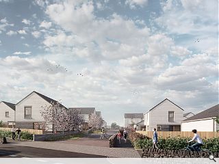 Landscape-led Fife courtyard & cluster homes demote the car