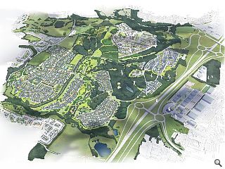 Revised EuroPark plan to deliver 2,350 parkland homes along the M8 corridor