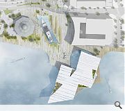 A landscaped promenade will be constructed to reconnect the city with the Tay