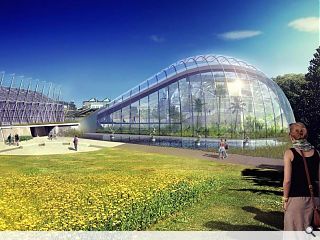 Curvaceous botanical glasshouse earns a green light from planners