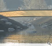 The bridge will connect a 40m span across both banks of the River Eyach