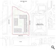 Four perimeter blocks will be arranged around shared gardens