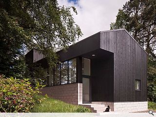 Woodland home brings black magic to the Borders