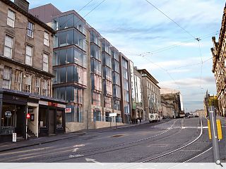 Neo-gothic Edinburgh office set for modernist makeover